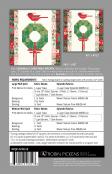 INVENTORY REDUCTION - Cardinal's Christmas Wreath quilt sewing pattern from Robin Pickens 1