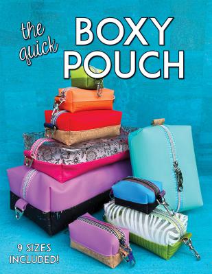 The Quick Boxy Pouch sewing pattern from Sassafras Lane Designs