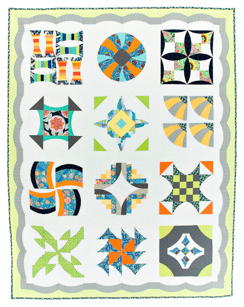 Curve It Up Quilt Sewing Pattern From Sew Kind Of Wonderful