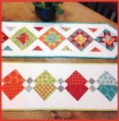 CLOSEOUT - Five Star Review and Leftovers Table Runner sewing pattern from Sewn Wyoming 2