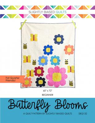 Butterfly Blooms quilt sewing pattern from Slightly Biased Quilts