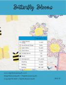 INVENTORY REDUCTION - Butterfly Blooms quilt sewing pattern from Slightly Biased Quilts 1