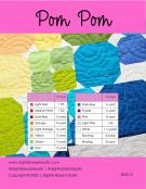 Pom Pom quilt sewing pattern from Slightly Biased Quilts 1