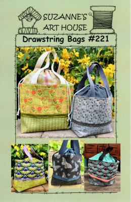 Drawstring Bags sewing pattern from Suzanna's Art House