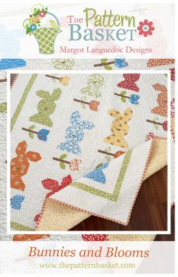 Bunnies and Blooms quilt sewing pattern from The Pattern Basket