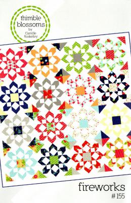 Fireworks quilt sewing pattern by Camille Roskelley of Thimble Blossoms