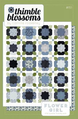 Flower Girl quilt sewing pattern by Camille Roskelley of Thimble Blossoms