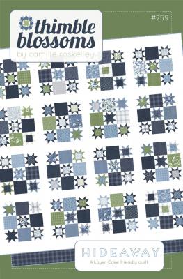 Hideaway quilt sewing pattern by Camille Roskelley of Thimble Blossoms