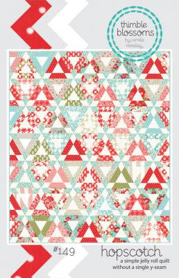 Hopscotch quilt sewing pattern by Camille Roskelley of Thimble Blossoms