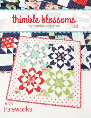 Mini Fireworks quilt sewing pattern by Camille Roskelley of Thimble Blossoms