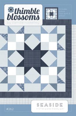 Seaside quilt sewing pattern by Camille Roskelley of Thimble Blossoms