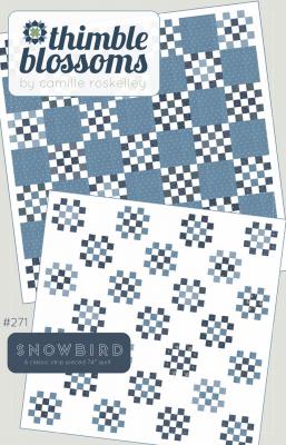 Snowbird quilt sewing pattern by Camille Roskelley of Thimble Blossoms