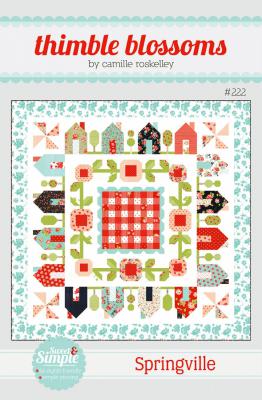 Springville quilt sewing pattern by Camille Roskelley of Thimble Blossoms