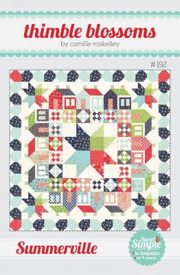 Summerville quilt sewing pattern by Camille Roskelley of Thimble Blossoms