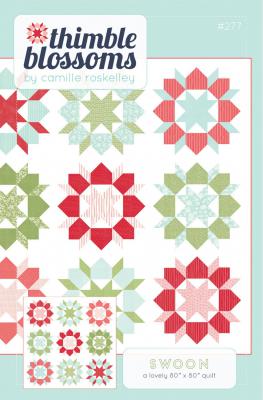 Swoon Updated quilt sewing pattern by Camille Roskelley of Thimble Blossoms