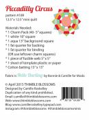 Mini Piccadilly Circus quilt sewing pattern by Camille Roskelley of Thimble Blossoms 1