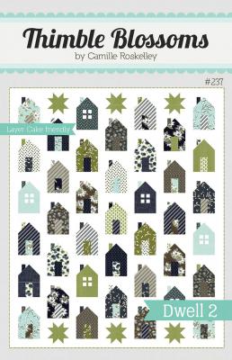 Dwell 2 quilt sewing pattern by Camille Roskelley of Thimble Blossoms