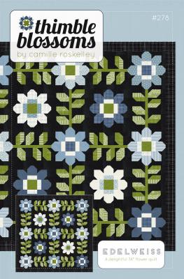 Edelweiss quilt sewing pattern by Camille Roskelley of Thimble Blossoms