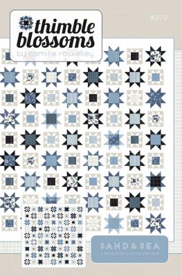 Sand and Sea quilt sewing pattern by Camille Roskelley of Thimble Blossoms