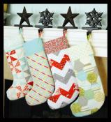 Merry Stockings - Christmas stockings sewing pattern by Camille Roskelley of Thimble Blossoms 2