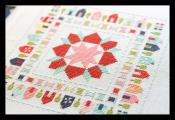 Stitchville quilt-inspired CROSS STITCH pattern by Camille Roskelley of Thimble Blossoms 4