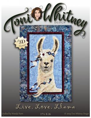 INVENTORY REDUCTION - Live, Love, Llama quilt sewing pattern from Toni Whitney Designs