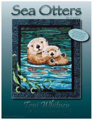 Sea Otters quilt sewing pattern from Toni Whitney Designs