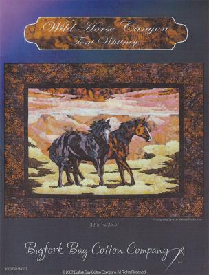 Wild Horse Canyon quilt sewing pattern from Toni Whitney Designs