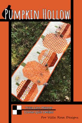 Pumpkin Hollow table runner sewing pattern from Villa Rosa Designs