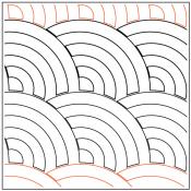 Baptist-Fan-Simple-paper-longarm-quilting-pantograph-design-Christy-Dillon