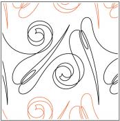 Stitchcraft PAPER longarm quilting pantograph design by Jessica Schick