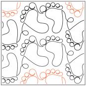 Baby-Feet-paper-longarm-quilting-pantograph-design-lakeridge-designs-kimberly-dewling