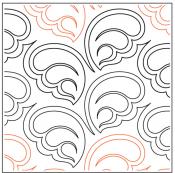 Feathery-paper-longarm-quilting-pantograph-design-lakeridge-designs-kimberly-dewling