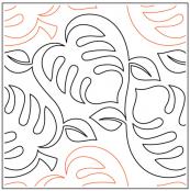 Jungle-Love-paper-longarm-quilting-pantograph-design-lakeridge-designs-kimberly-dewling