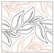 Blooming Love PAPER longarm quilting pantograph design by Timeless Quilting  Designs
